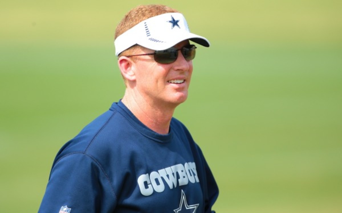 Jason Garrett said the Cowboys' playcalling will be a collaborative effort. (Rick Yeatts/Getty Images)