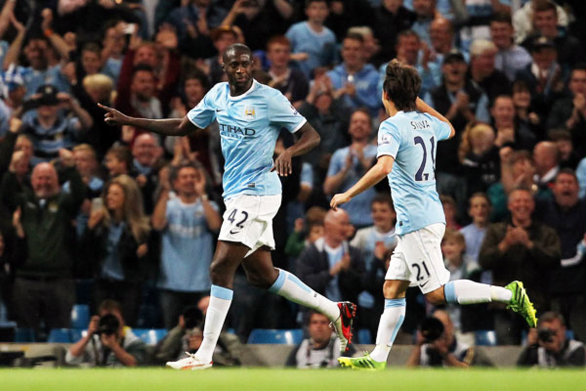 Manchester City is the only club to currently have a goal differential of +5 or more. (Matt West/Icon SMI)