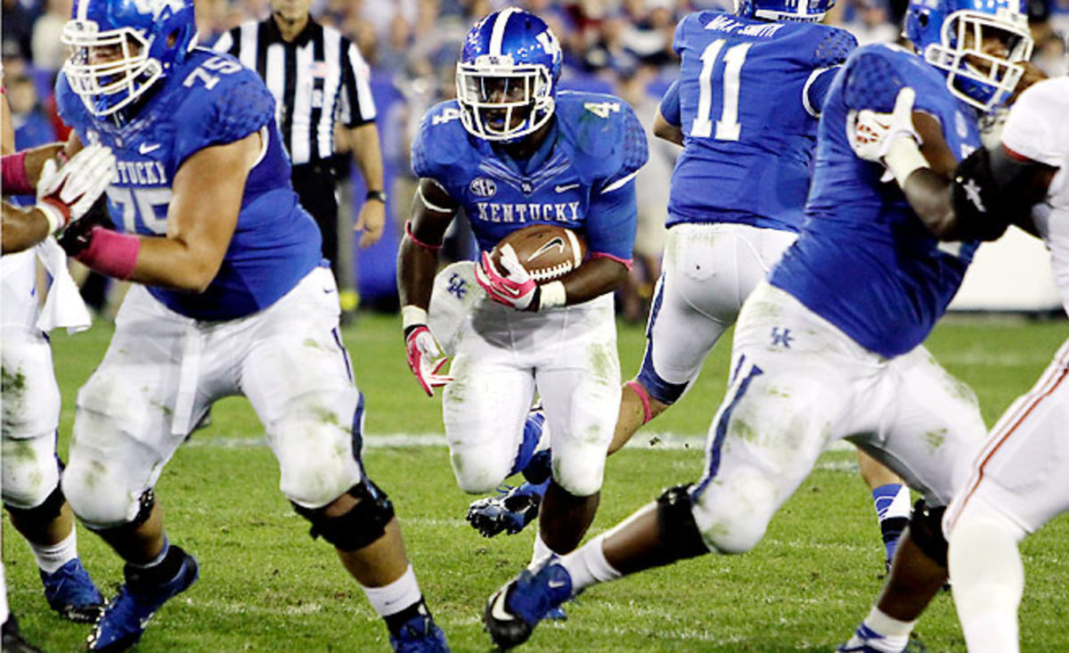 Kentucky running back Raymond Sanders suspended for rule violation