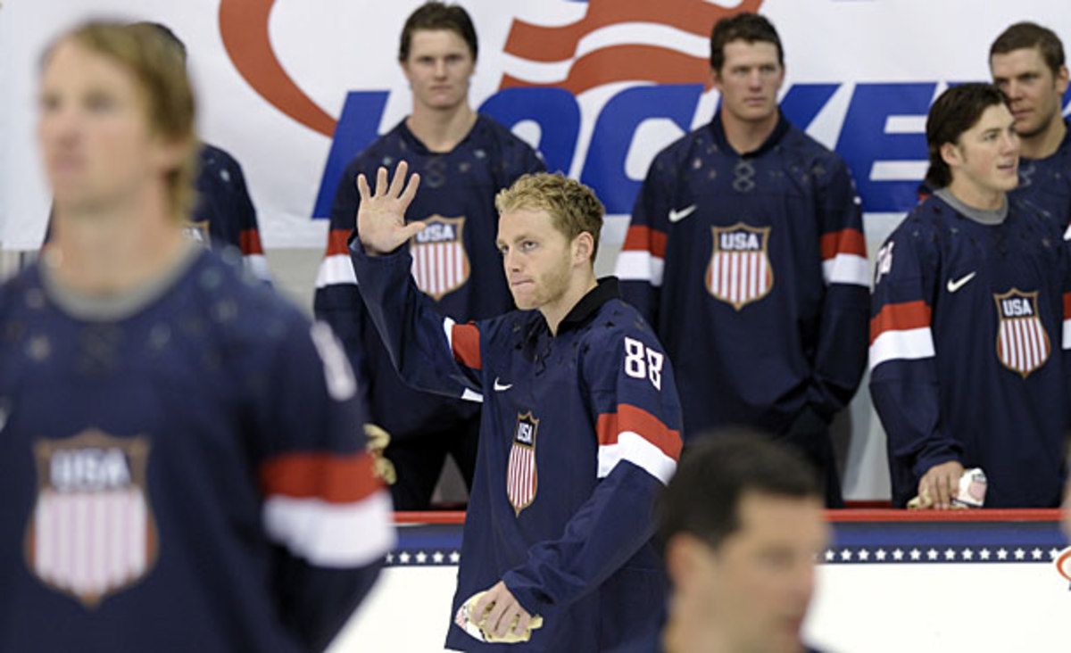 Patrick Kane of Team USA