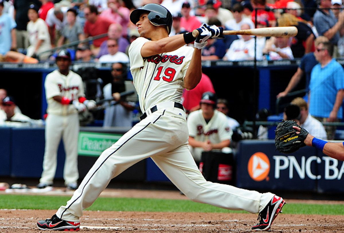 Roster shuffling could lead to 23-year-old shortstop Andrelton Simmons batting leadoff for the Braves.