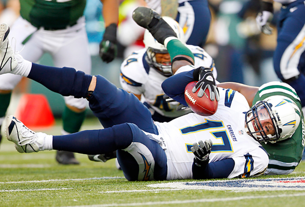 Philip Rivers found himself sacked more than any quarterback not named Aaron Rodgers in 2012.