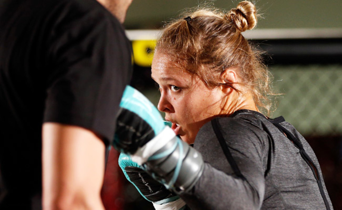 Ronda Rousey will make her UFC debut on Feb. 22 in Anaheim and is expected to defeat Liz Carmouche.