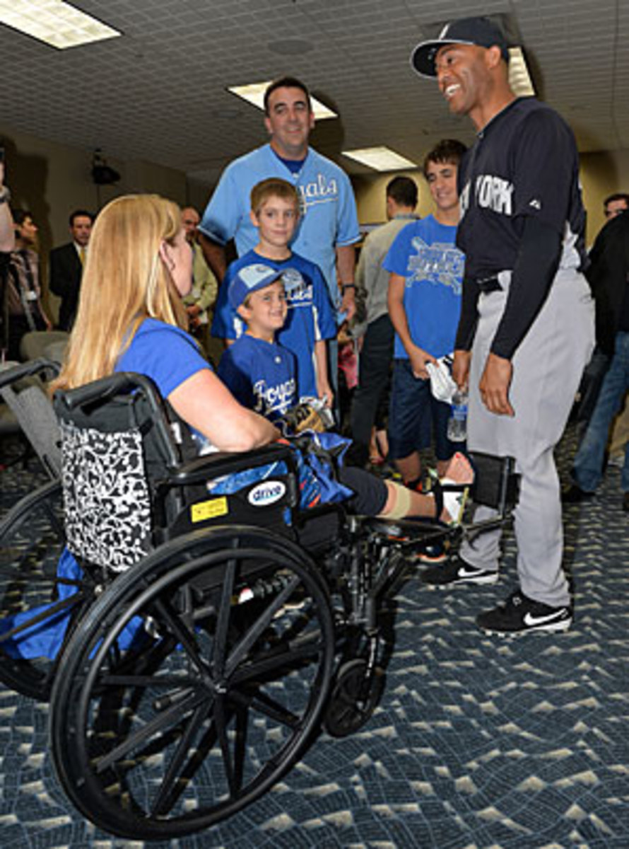 Rivera meeting the Bresette family in Kansas City on May 11.