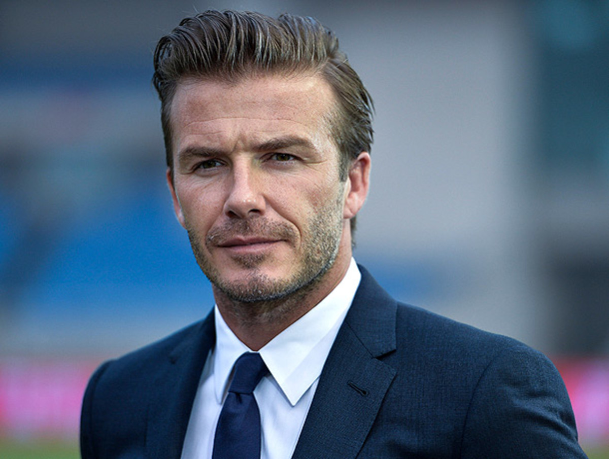 David Beckham is spearheading a group that's trying to bring MLS soccer to MIami. (ChinaFotoPress/Getty Images)
