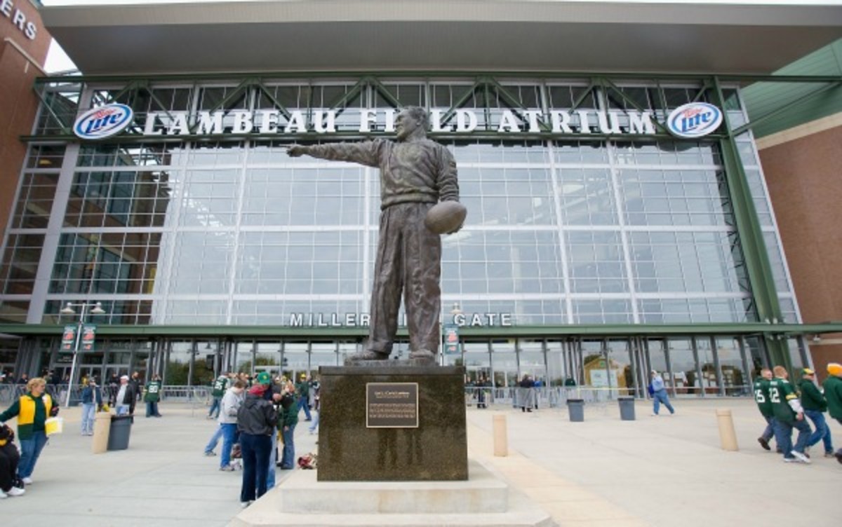 The Packers plan to invest more millions into Lambeau Field renovations this season. (Dilip Vishwanat/Getty Images)