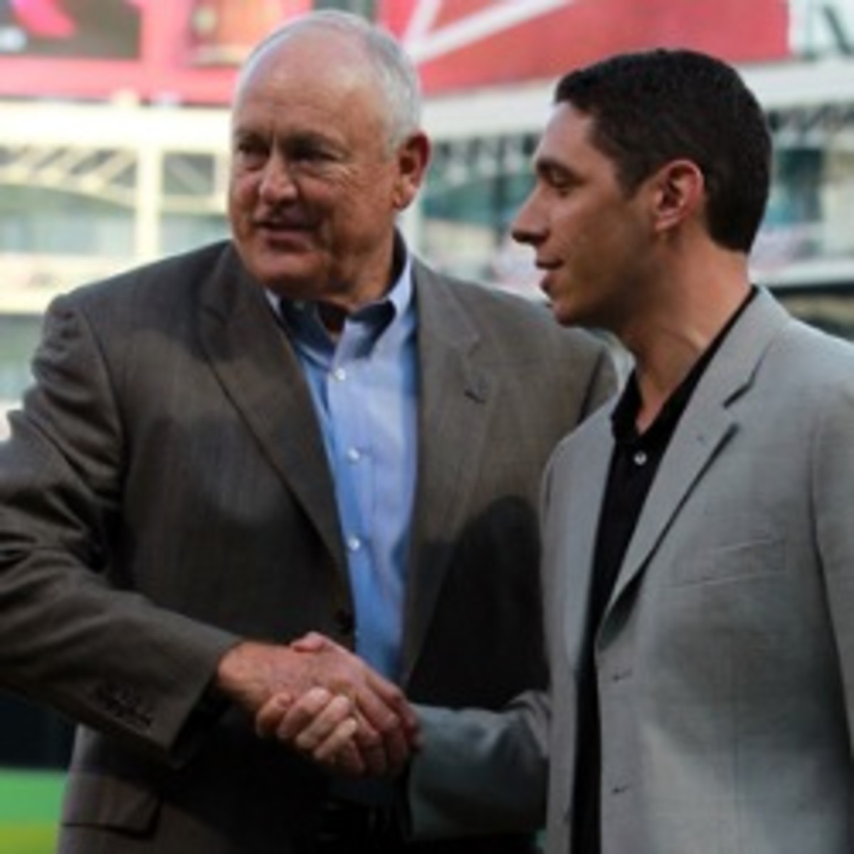 Nolan Ryan will stay on as CEO of the Texas Rangers. (Ronald Martinez/Getty Images)