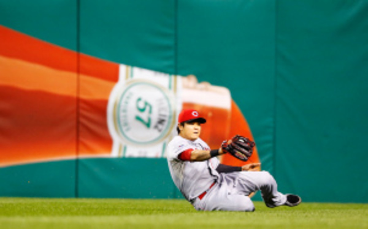 For a career, Shin-Soo Choo has a .288 batting average, 900 hits, 104 home runs and 427 RBIs. (Justin K. Aller/Getty Images)