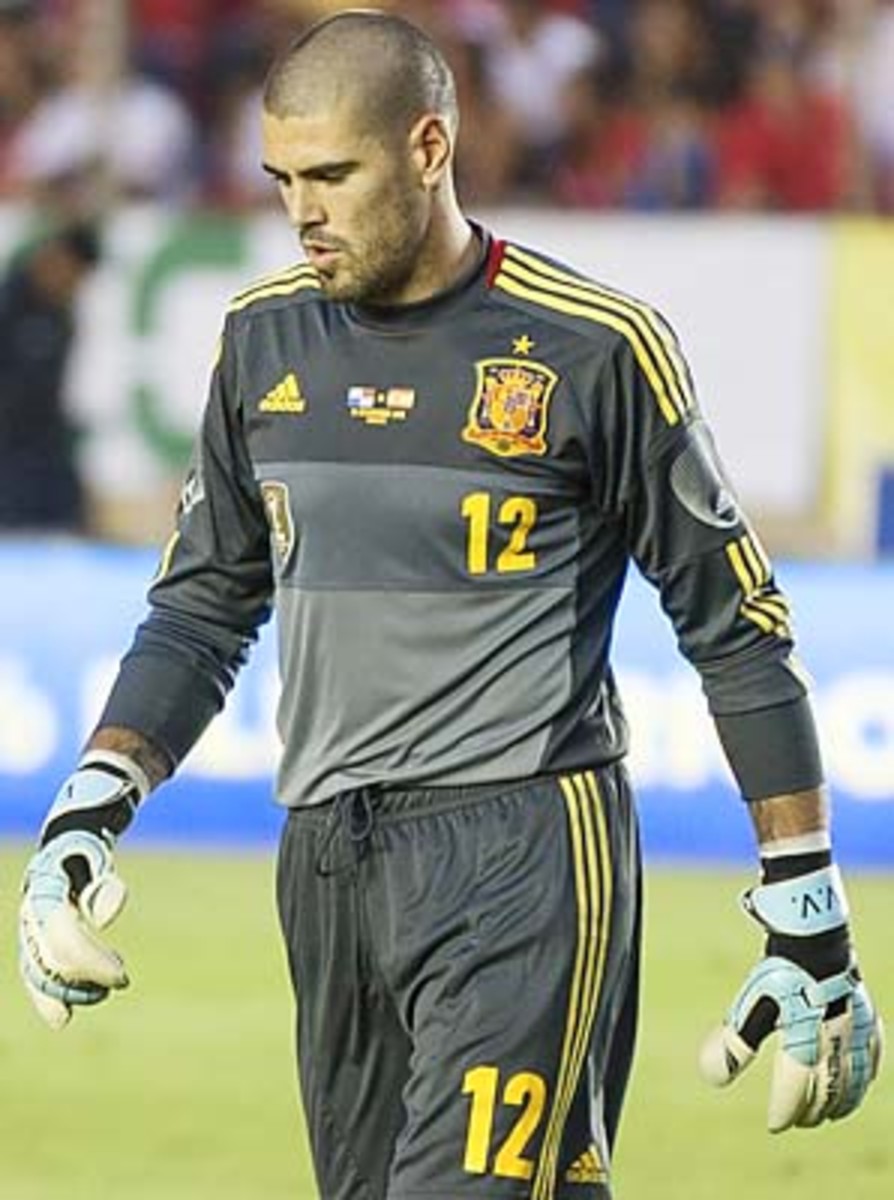 Victor Valdes has helped Barcelona win three Champions League titles and five La Liga titles.