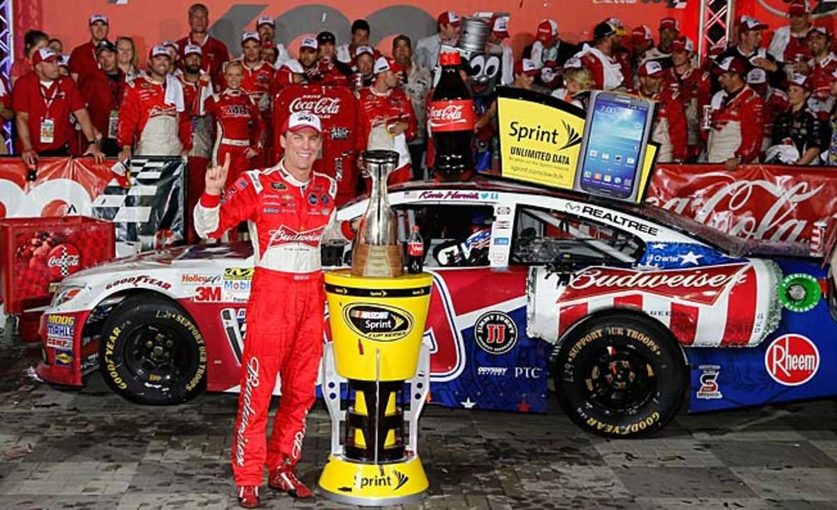 Kevin Harvick's second win of the season puts him in prime position to qualify for The Chase.