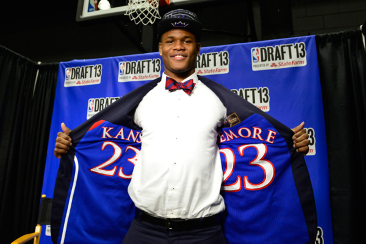 Ben McLemore with a jacket you won’t find on the rack at Macy’s.