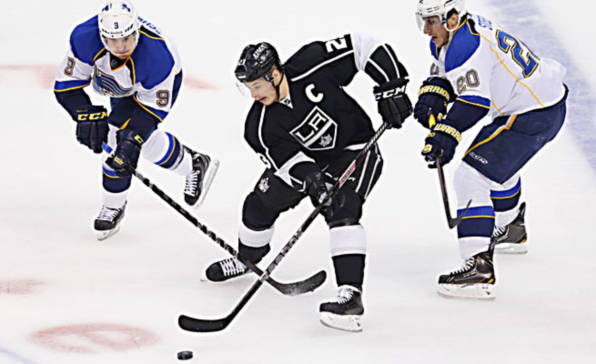 Dustin Brown and the Kings have won five straight playoff series.