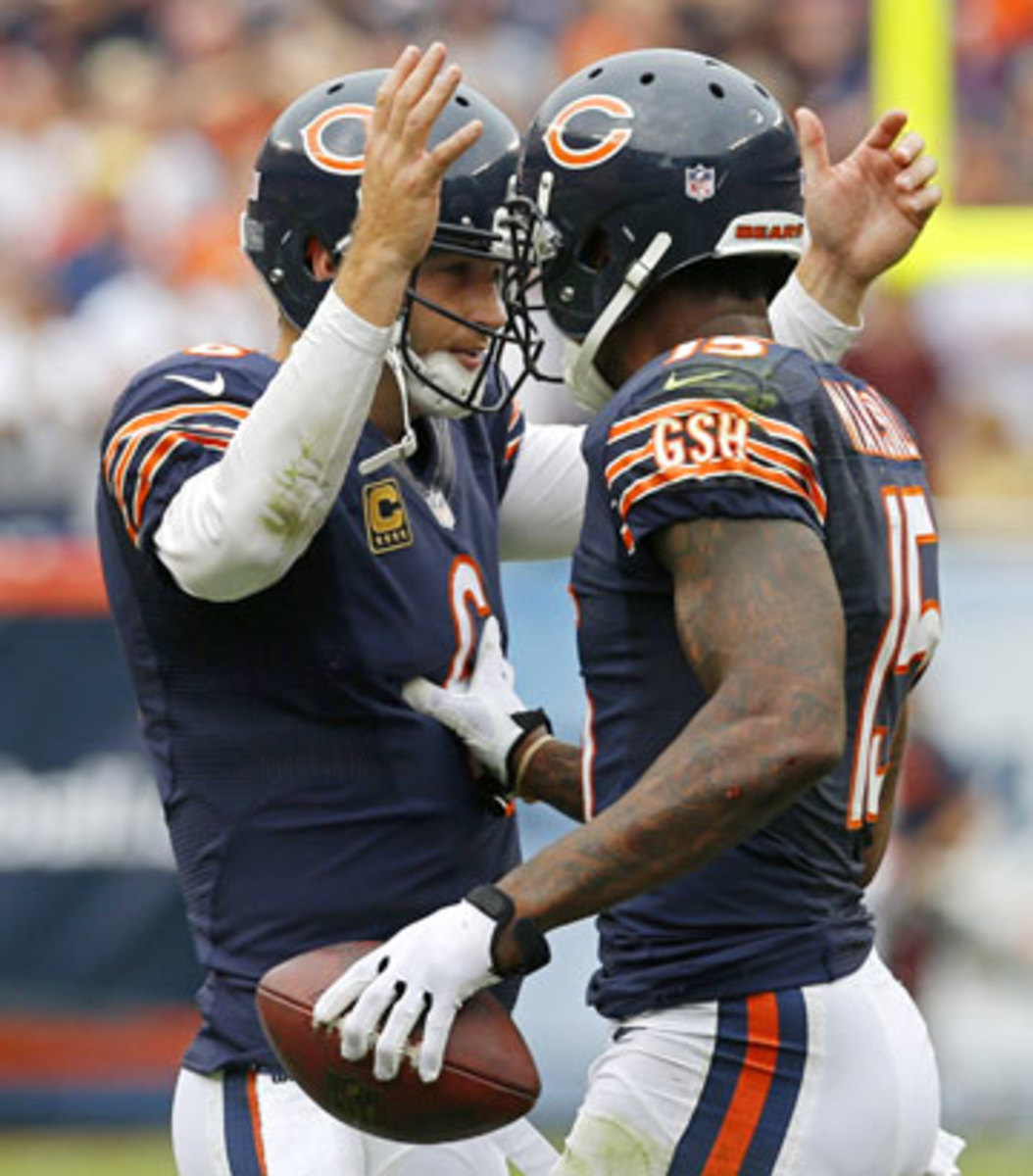 Cutler found Marshall for a 19-yard touchdown that capped an eight-play, 81-yard drive and held up as the winning score.