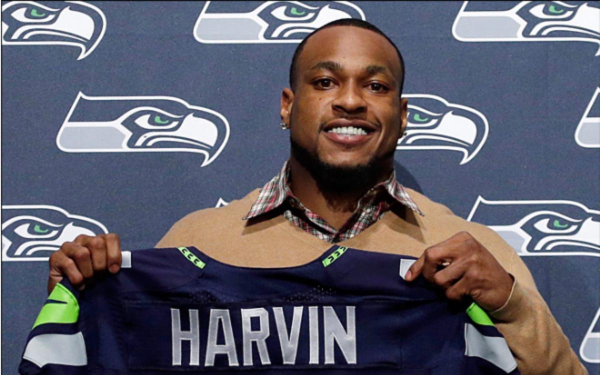 Seahawks wideout Percy Harvin says his injured hip will required surgery. (AP Photo)