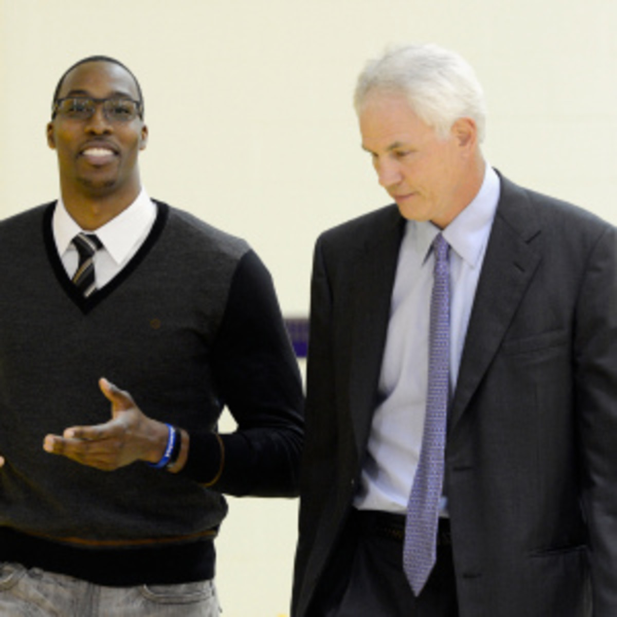 Lakers general manager Mitch Kupchak said he wants a better effort from his players. (Kevork Djansezian/Getty Images)