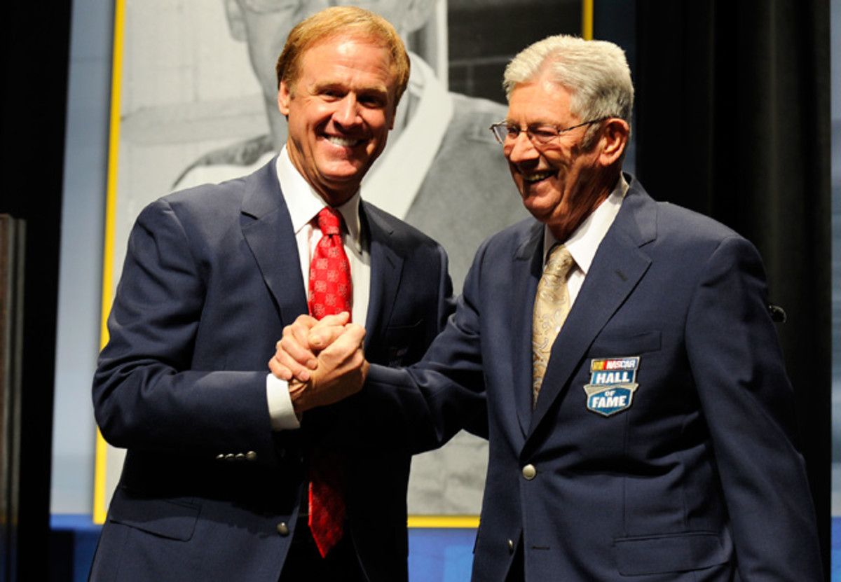 Rusty Wallace and Leonard Wood were among the inductees honored at the NASCAR Hall of Fame.