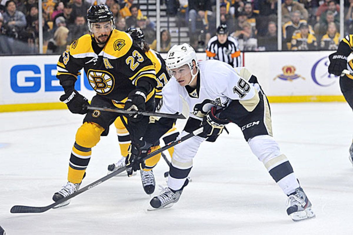 Beau Bennet of the Pittsburgh Penguins in the NHL playoffs.