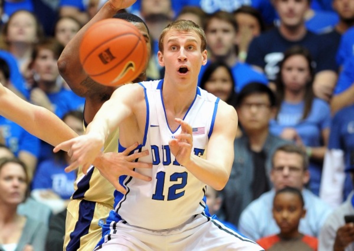 Alex Murphy has played just five games for Duke this season. (Lance King/Getty Images)