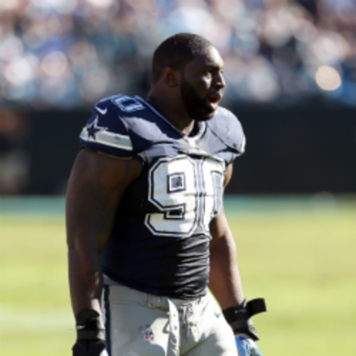 The Cowboys' Jay Ratliff got into a heated argument with owner Jerry Jones last Sunday. (Streeter Lecka/Getty Images)