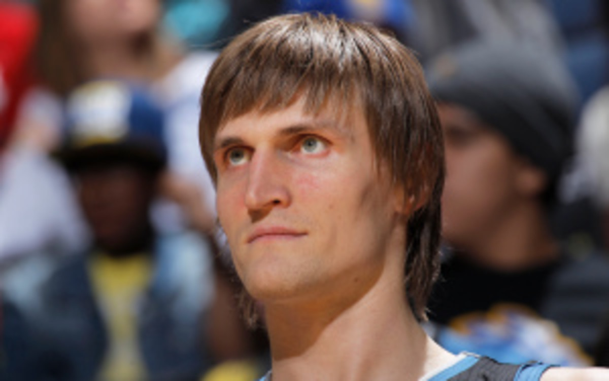 Andrei Kirilenko is being seriously considered by the Spurs. (Rocky Widner/Getty Images)