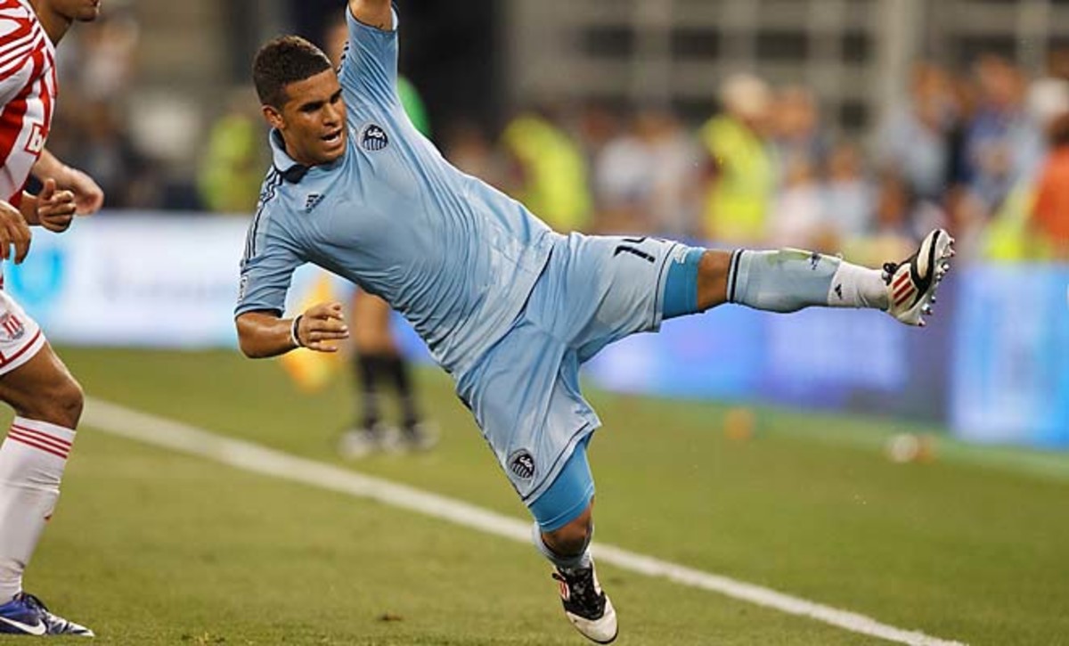 Dom Dwyer, born in England, made one appearance with Sporting Kansas City last year.