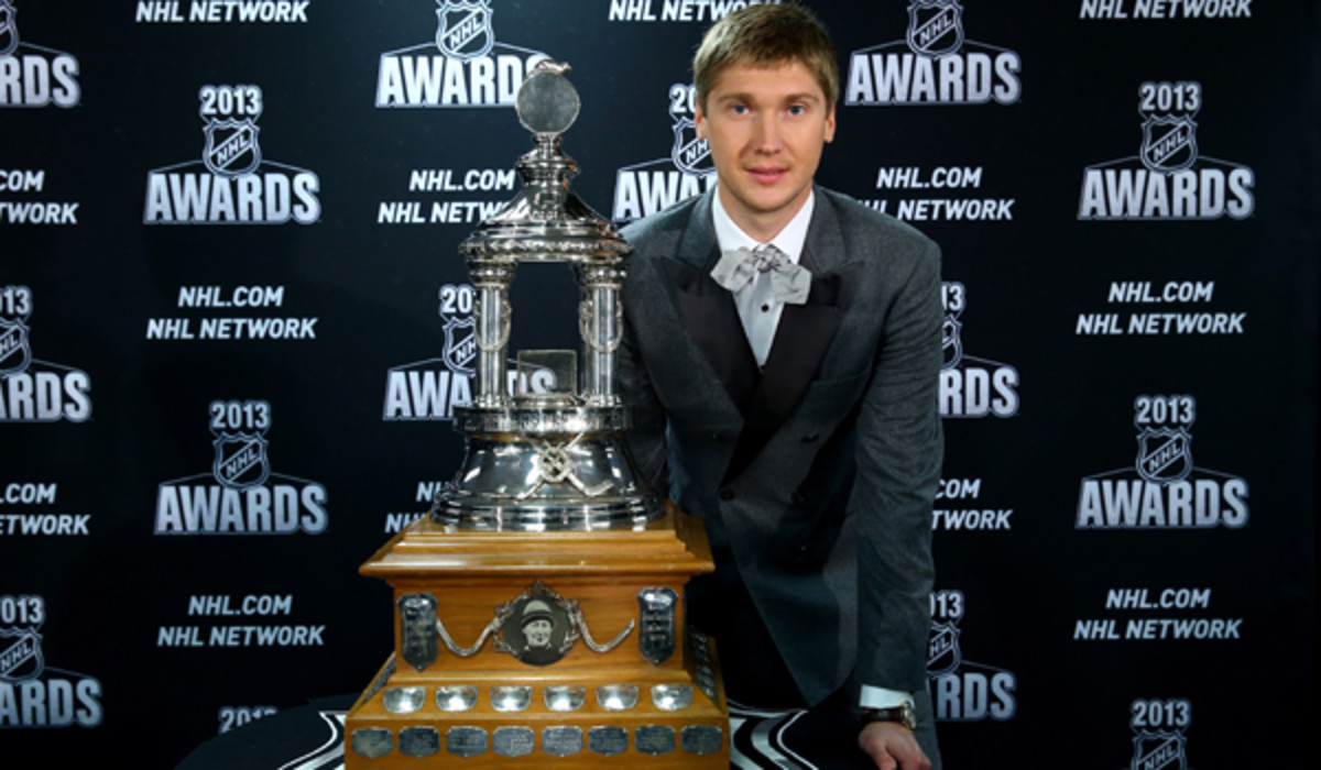 Sergei Bobrovsky won the Vezina Trophy after a stellar season with the Columbus Blue Jackets. (Bruce Bennett/Getty Images)