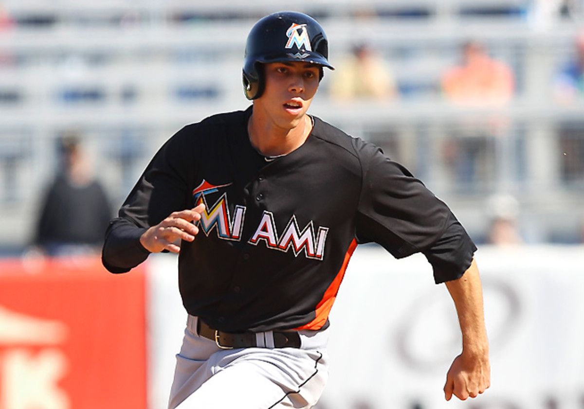 In this month alone, Christian Yelich is hitting .337 with nine doubles, four triples and six home runs.