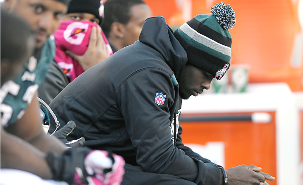 Michael Vick has not played for the Eagles since injuring his hamstring against the Giants in Week 5.