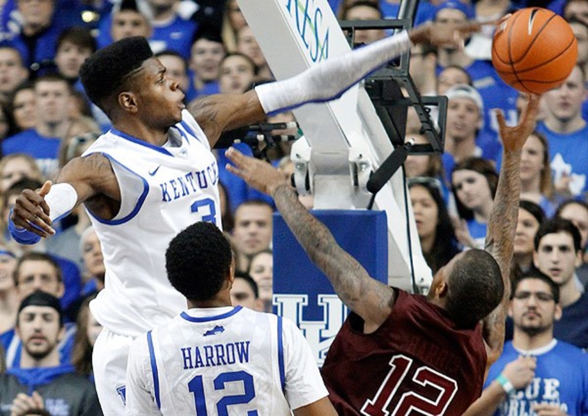 A knee injury is expected to sideline Nerlens Noel until at least Christmas. (James Crisp/AP)