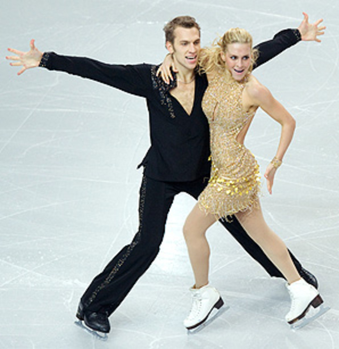 Isabella Tobias and partner Deividas Stagniunas perform in 2012, but they will not perform at the 2014 Olympics.