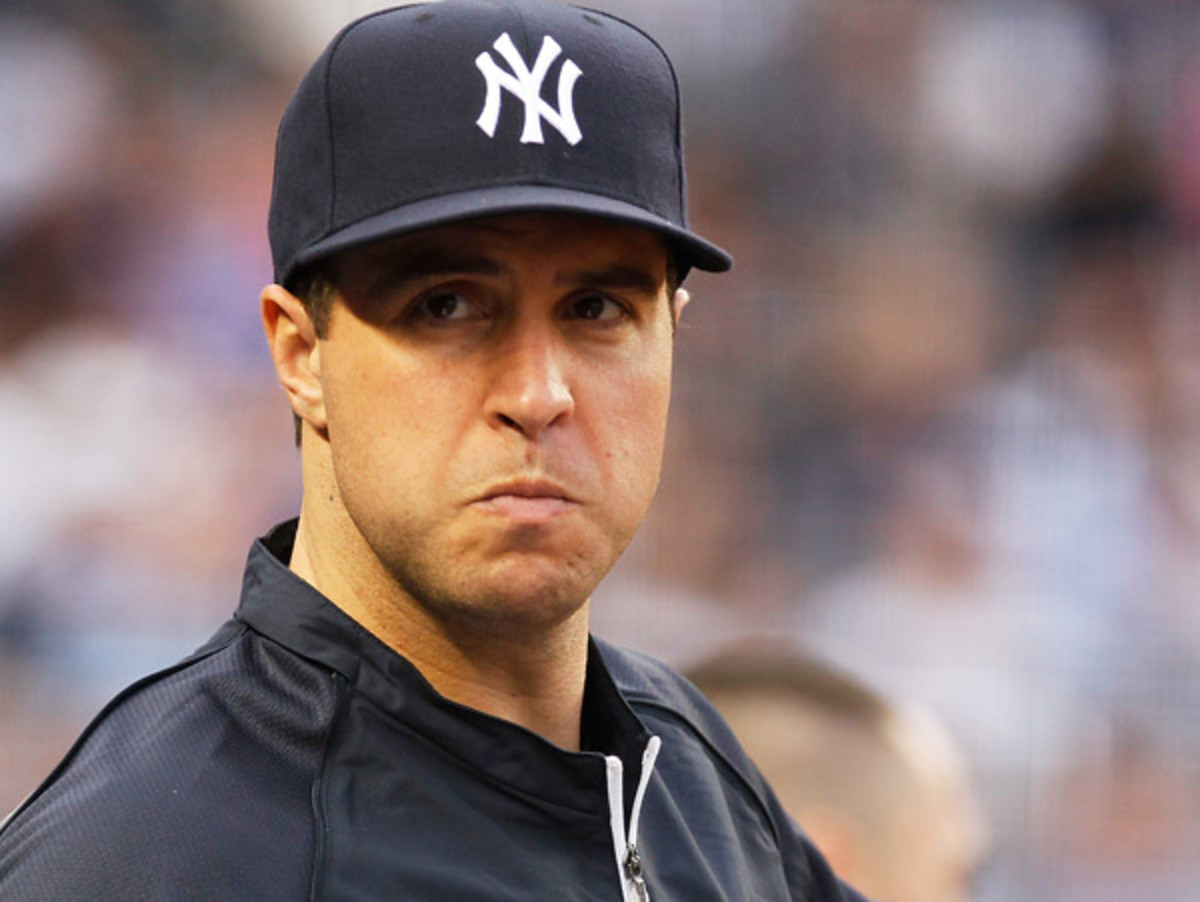 Mark Teixeira is done for the year thanks to a strained wrist that will need surgery. (Mike Stobe/Getty Images)