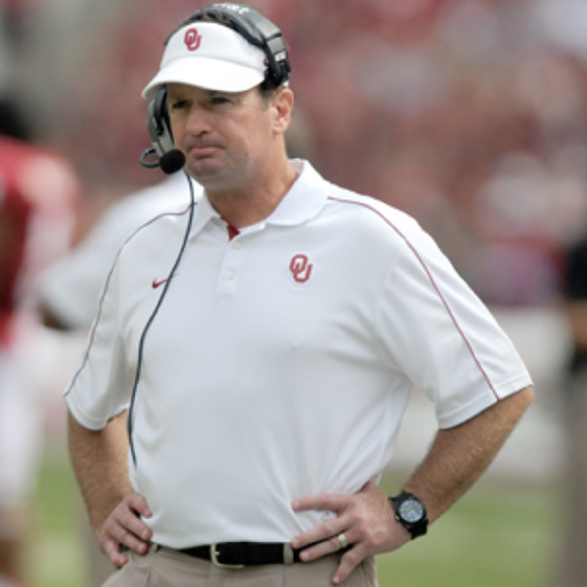 Bob Stoops said the bottom half of the Big 12 compares well to the SEC's worst teams. (Jackson Laizure/Getty Images)