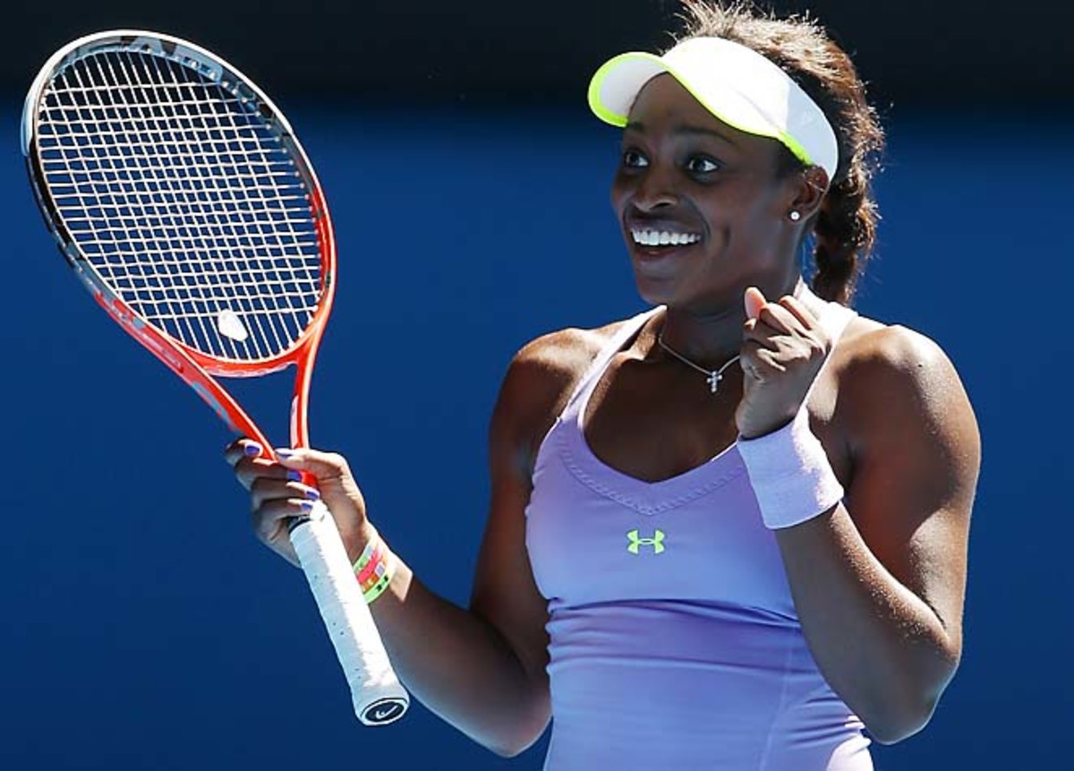 No. 29 Sloane Stephens will face No. 1 Victoria Azarenka in the semifinals Thursday.