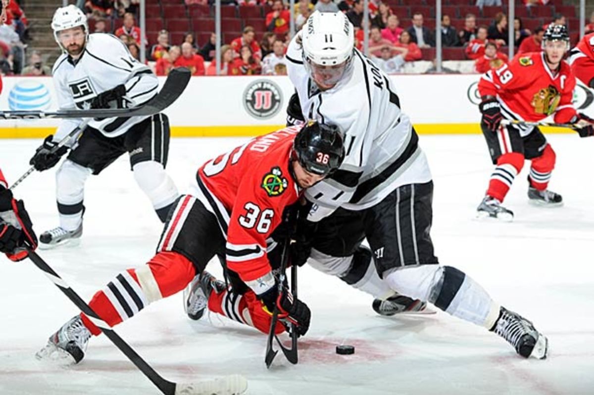 Anze Kopitar of the Los Angeles Kings