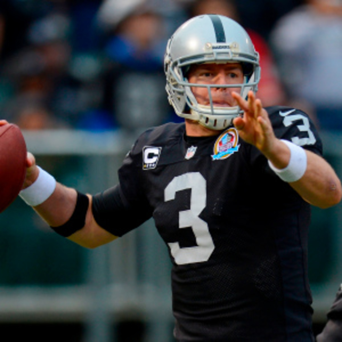 Carson Palmer is headed to the Cardinals. (Thearon W. Henderson/Getty Images)