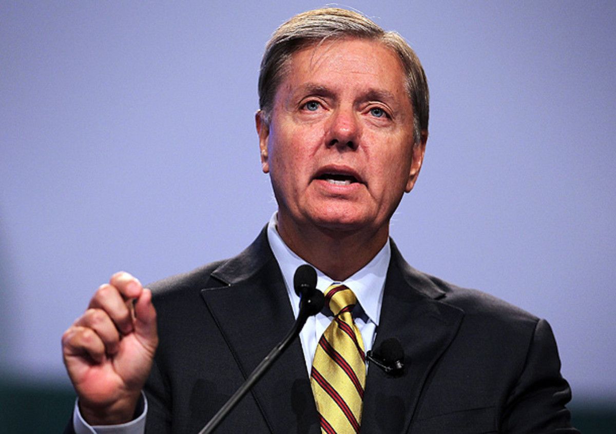 Senator Lindsey Graham says an Olympic boycott is one option that should be explored. (Alex Wong/Getty Images)