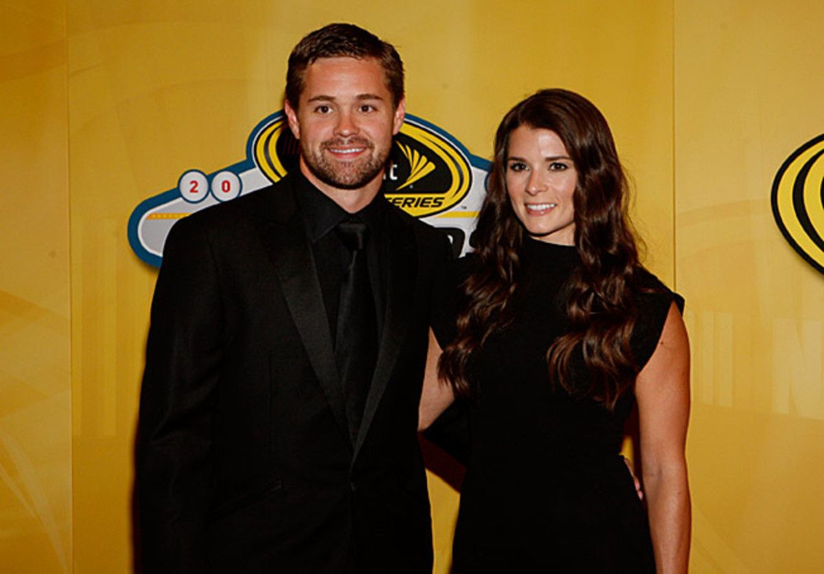 Danica Patrick (with Ricky Stenhouse Jr.) had to think twice about hosting a music awards show.