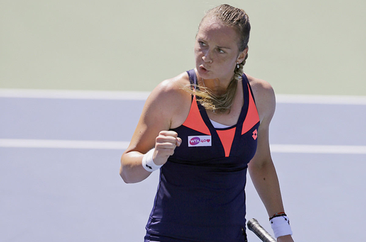 Slovakia's Rybarikova rallied past Christina McHale for a 2-6, 6-4, 6-2 victory at the Citi Open. 