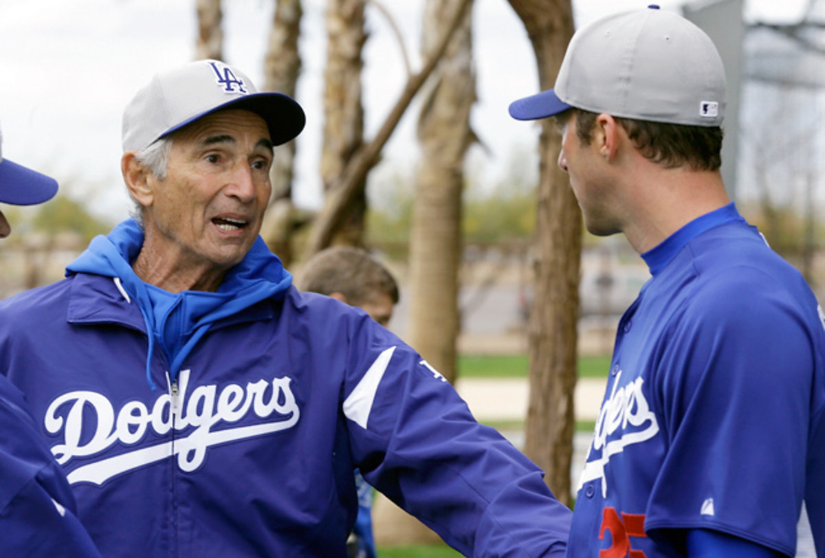 For the first time since the late 1980s, Hall of Famer Sandy Koufax is back in a Dodgers uniform.