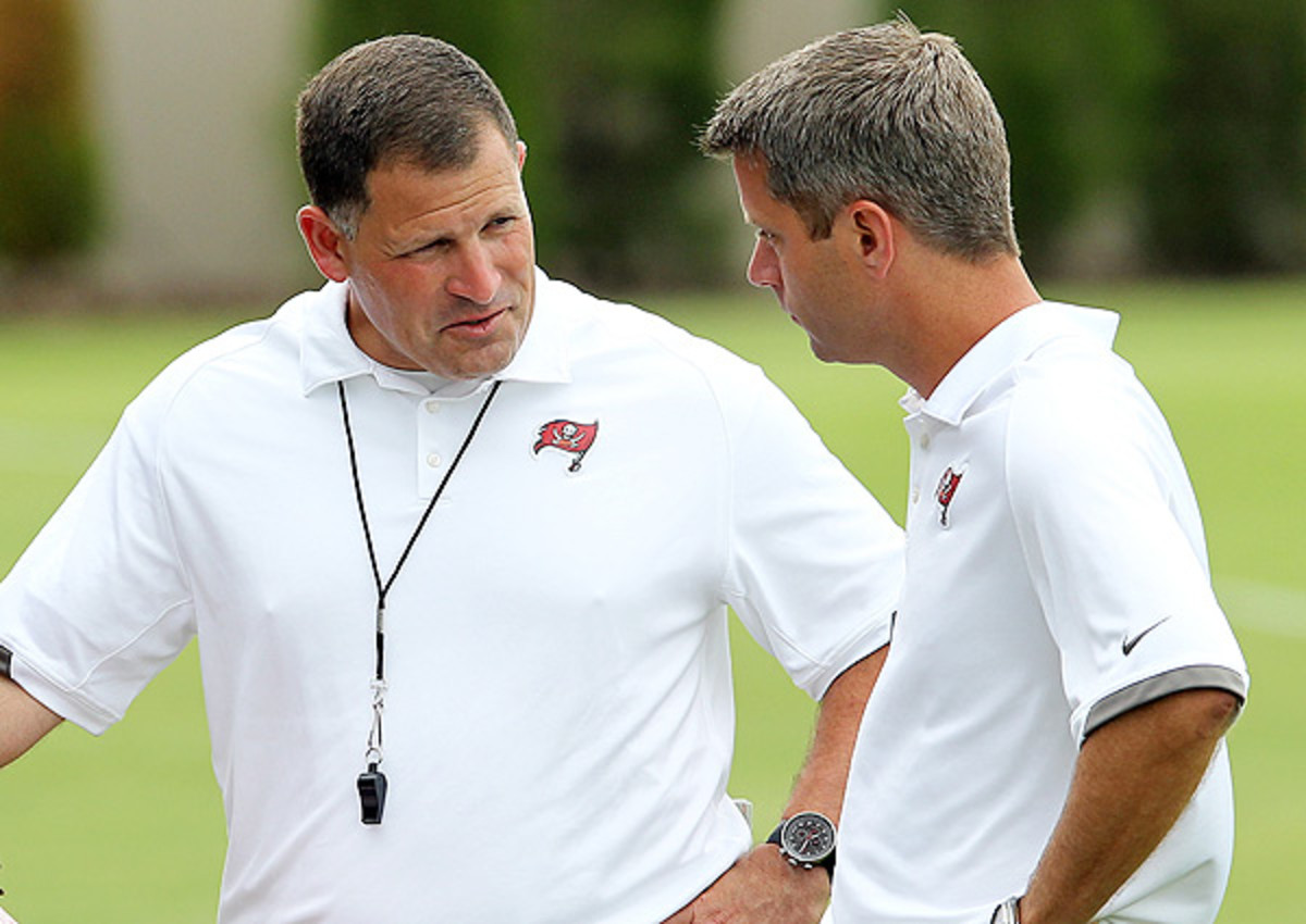 Greg Schiano was 11-21 in two seasons as head coach of the Buccaneers.