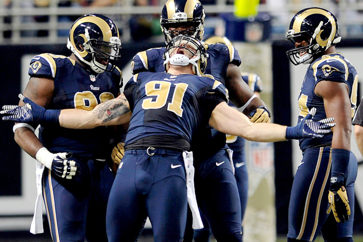 Chris Long is the star on an underratedly excellent Rams defensive line. (L.G. Patterson/AP)