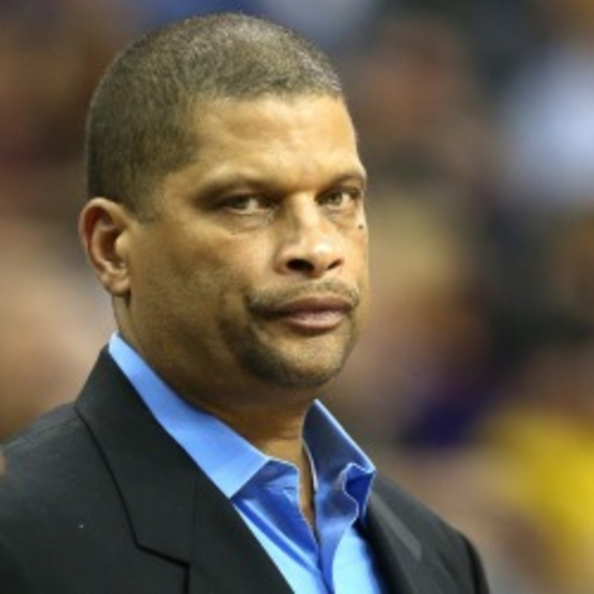 Rutgers will reportedly hire Lakers assistant Eddie Jordan as their new head coach. (Stephen Dunn/Getty Images)