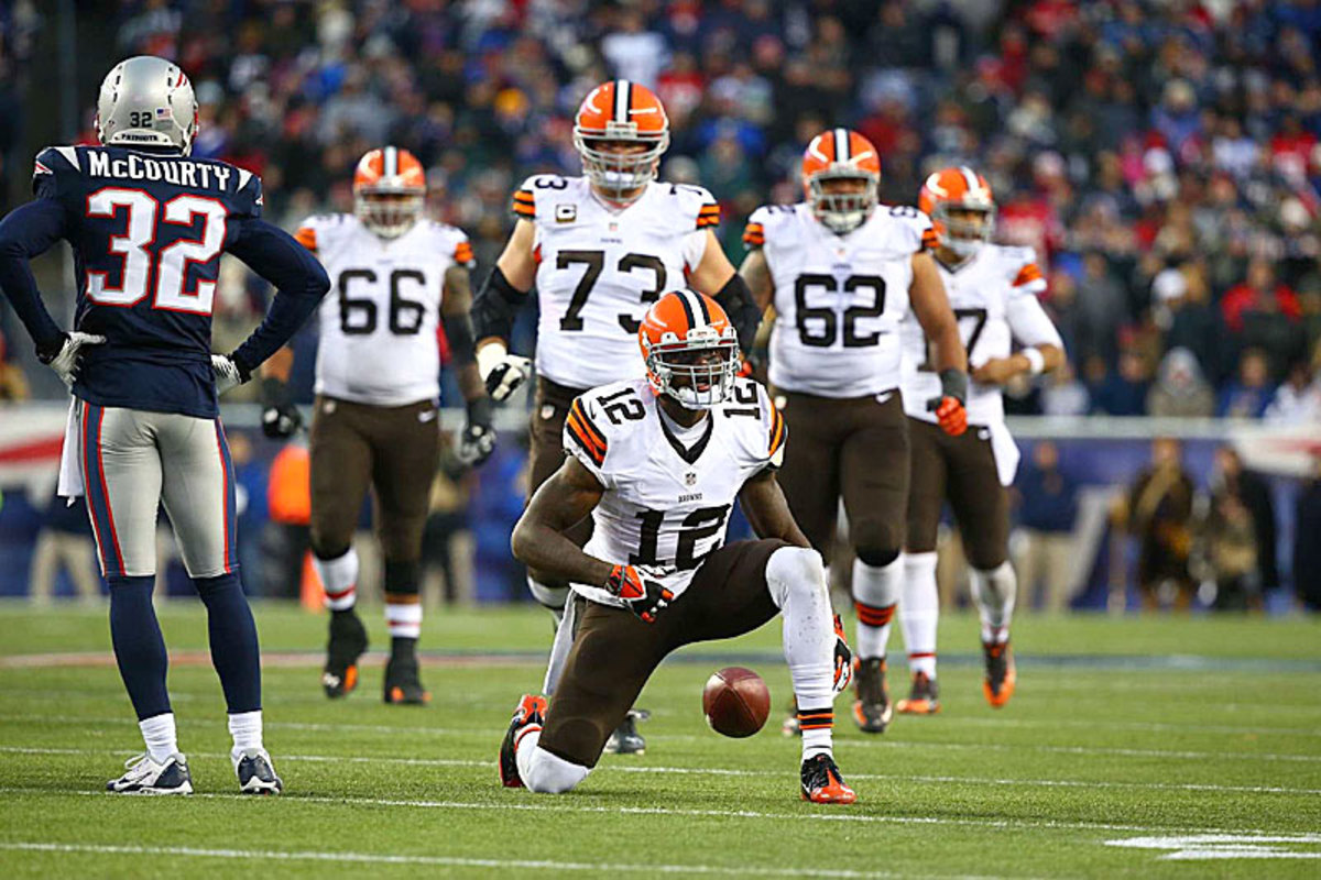 Once called a “wasted pick” by the man who’s now the team GM, Gordon has the potential to be the most electric player to suit up for the Browns in years. (Simon Bruty/Sports Illustrated)