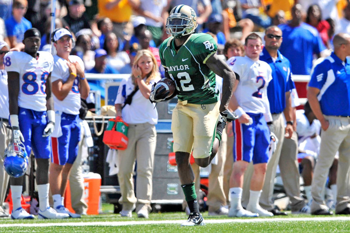 Gordon flashed his skills at Baylor, catching passes from RG3, but he only lasted two seasons. (Manny Flores / Icon SMI)