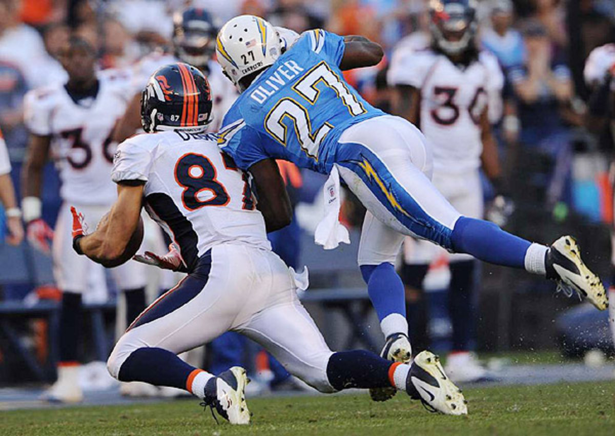 Paul Oliver spent four years with the San Diego Chargers. 