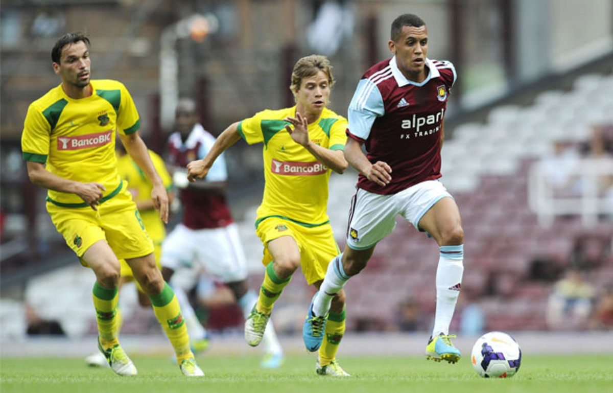 Ravel Morrison (right) is at West Ham this year after playing for Birmingham City last season.