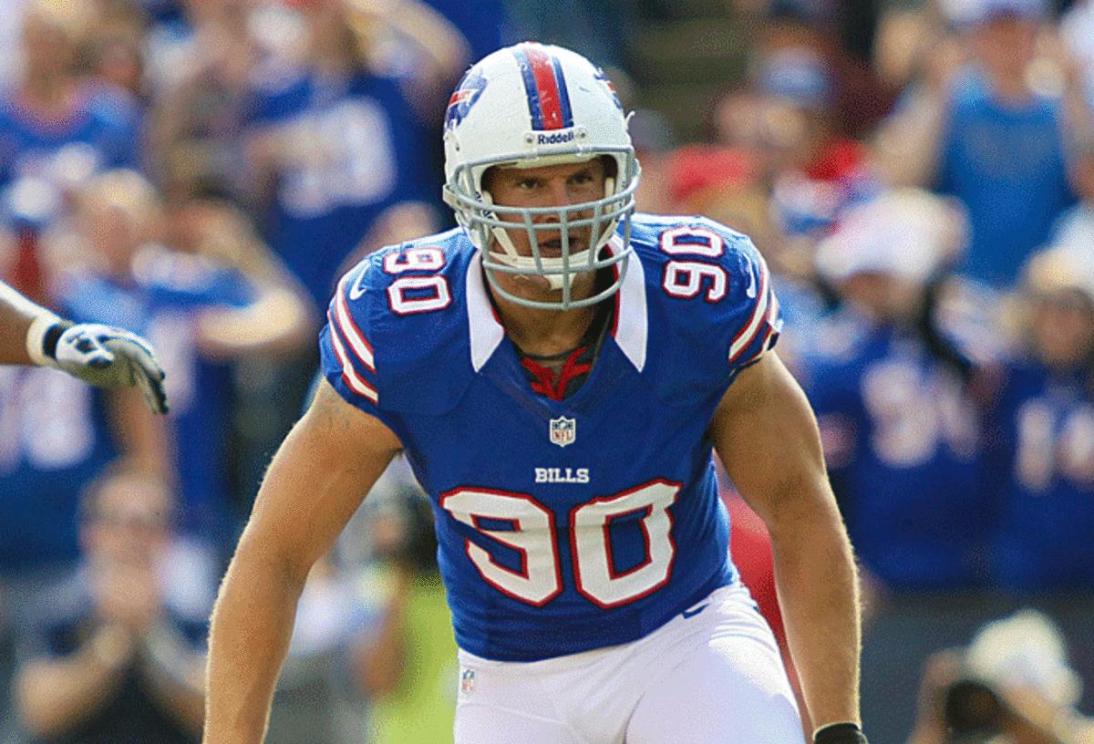 Defensive end Chris Kelsay played 10 seasons for the Bills.