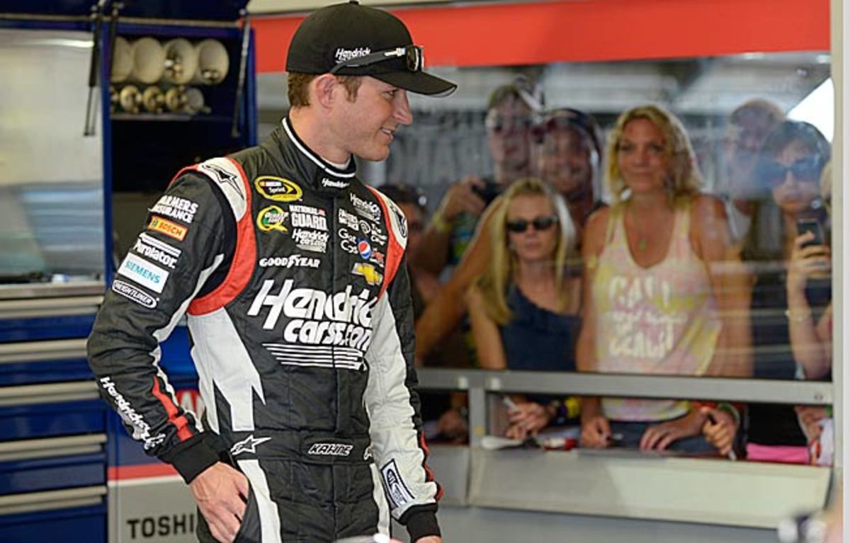 It's been a while since Kasey Kahne had a reason to smile, but he should find it in New Hampshire.