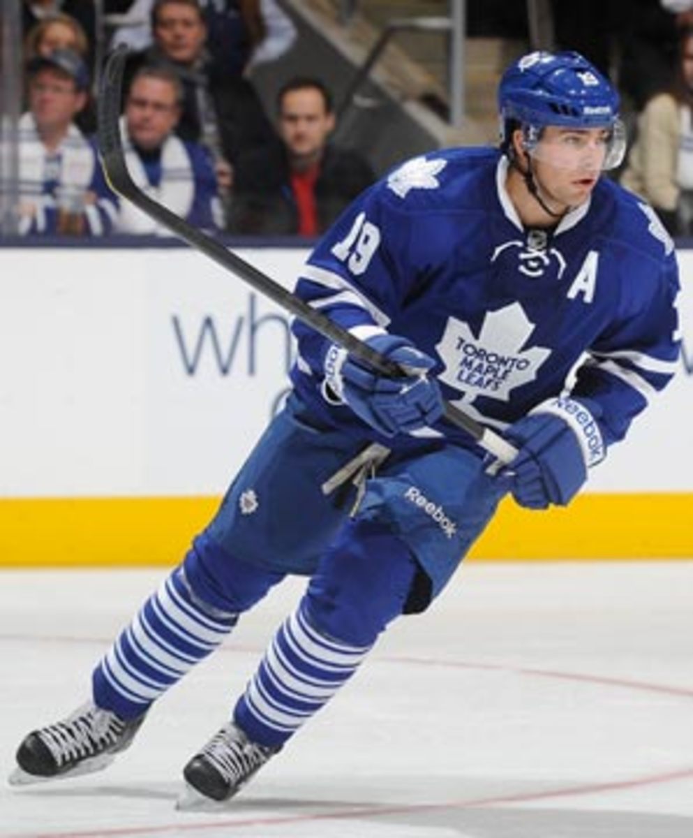 Joffrey Lupul is out indefinitely after suffering a broken arm.
