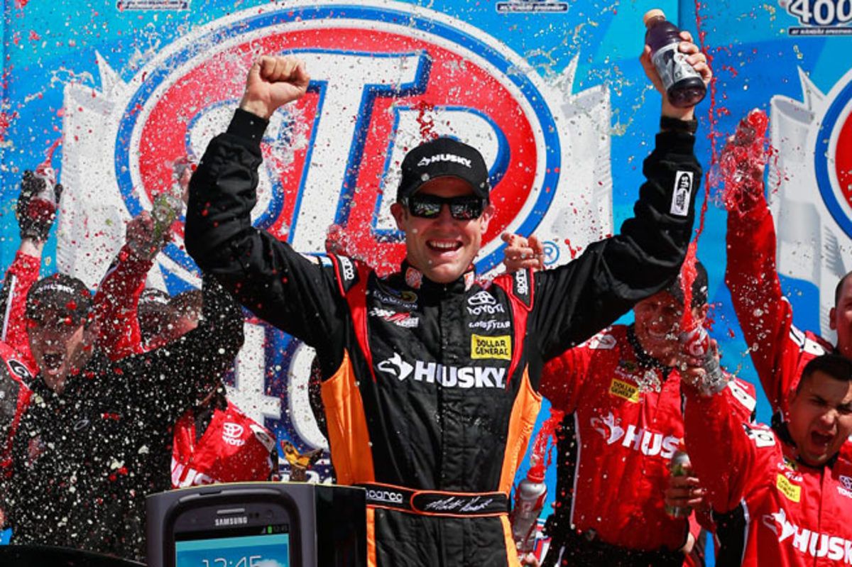 Matt Kenseth became the third straight Sprint Cup driver to win from the pole.